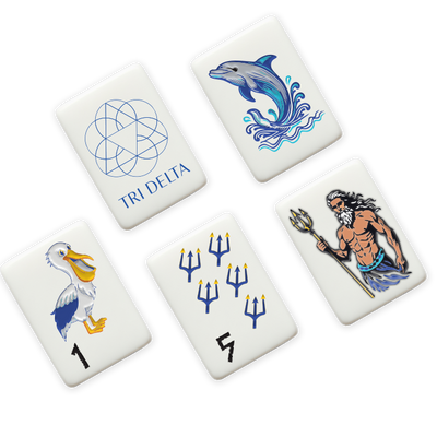 Tri Delta Mahjong Tiles
