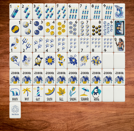 Tri Delta Bespoke Mahjong Tiles