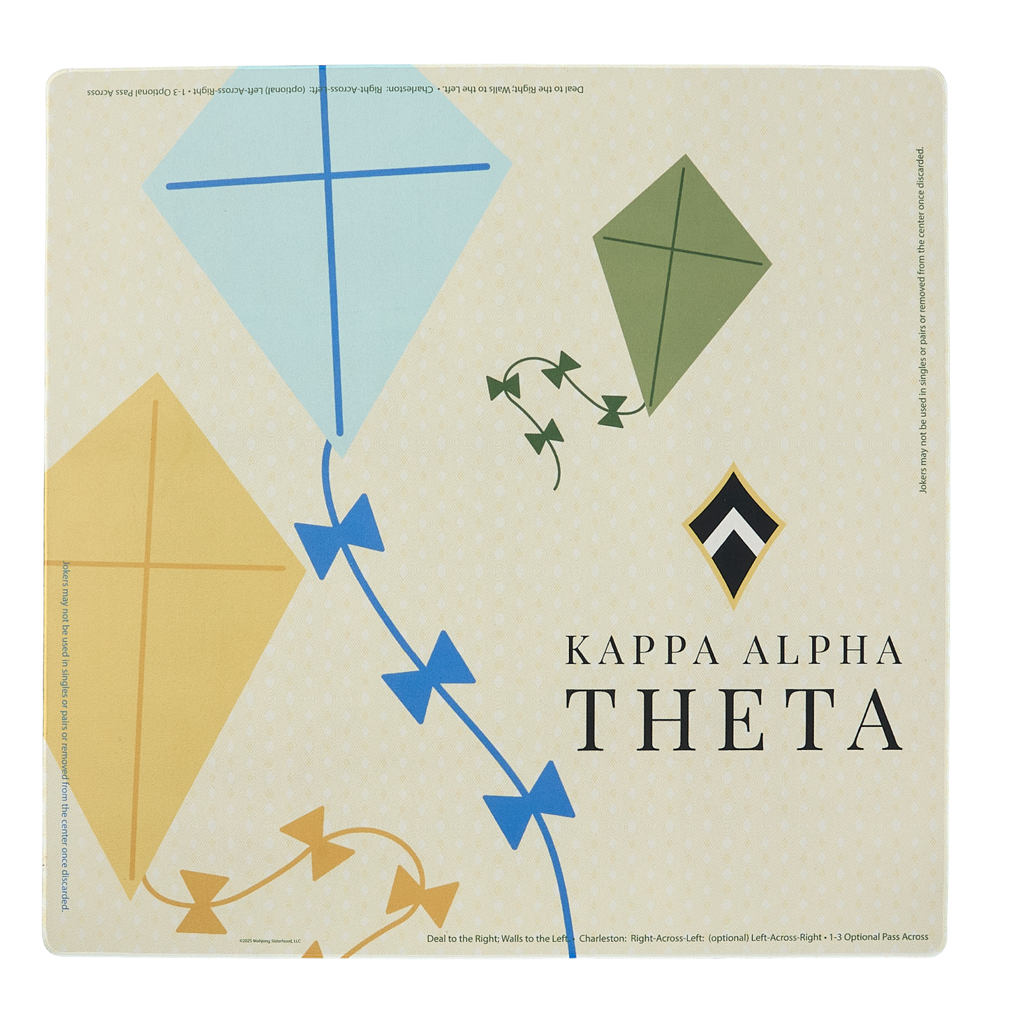 Kappa Alpha Theta Mahjong Mat