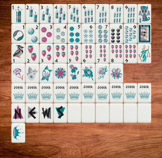 Zeta Tau Bespoke Mahjong Tiles