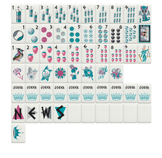 Zeta Tau Alpha Mahjong Tiles