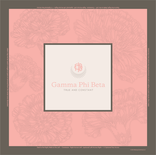 Gamma Phi Beta Mahjong Mat